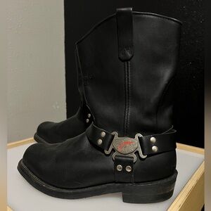 Red Wing Soft Toe Motorcycle Boots